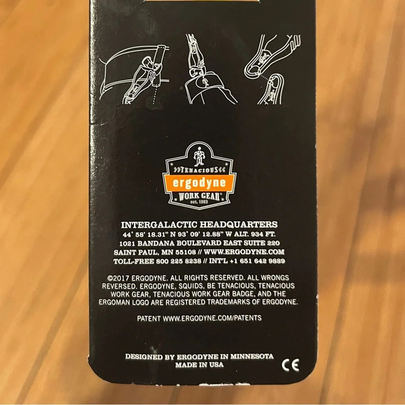 NEW ERGODYNE Squids Grabber Yellow #3400 Dual Style Clip - Picture 5 of 5